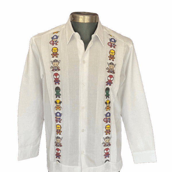 embroidered double
